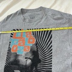 Lollapalooza Graphic T-Shirt Large Gray Concert Festival Tee Fest Large Uni Sex