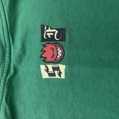 vintage green Spitfire 90s _20s skateboard t-shirt