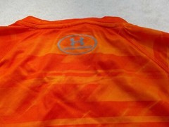 NWT Under Armour loose fit Heat Gear T, men’s S, Orioles, Anti Odor, $45, orange