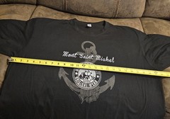 Mont St Michel Graphic/Embroidered Tshirt Sols Imperial 11500 Size 3XL Black