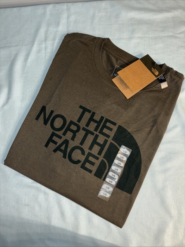 NWT The North Face Men’s Evo Short Sleeve Size Large New Taupe Green