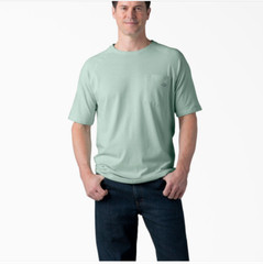 DICKIES Mens Cooling Shirt Extra Large XL Green Outdoor Casual Pocket tee NWT