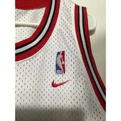 Vintage Nike Michael Jordan Chicago Bulls Jersey XXL White Flight 84-03 Swingman