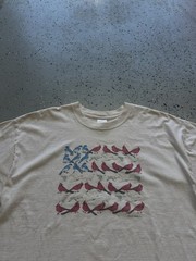 Gildan Ultra Cotton Men’s XL Beige Heavyweight Bird Graphic Tee 2001