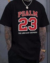 The Lord Is My Shepherd Men’s Psalm 23 Christian Tee