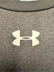 Under Armour HeatGear Mens Compression Shirt Long Sleeve Gray Size Large