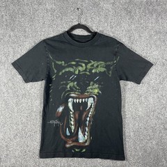Travis Scott Cactus Jack Utopia Tour T-Shirt Green Hyena Faded Shirt Size Medium