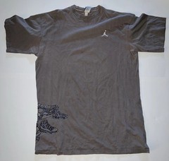 Air Jordan 7 11 23 Grey T-Shirt Basketball Print size XXXL 3x Brand