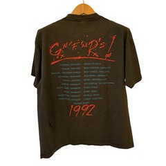 GUNS N ROSES 1992 World Tour VTG 90s Rock Band Single Stitch L T-Shirt REPRINT