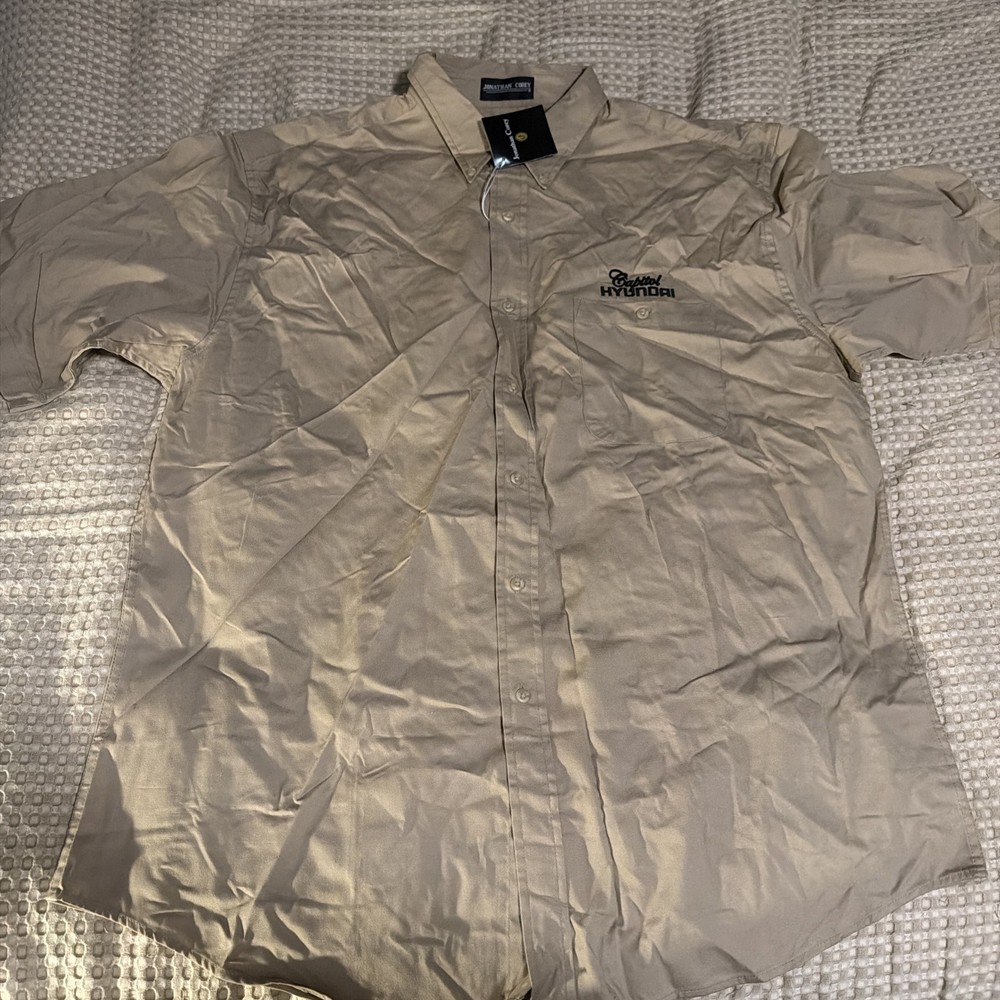 Hyundai Dealership Salesman XL Shirt Jonathan Corey Capitol Hyundai Button