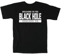 Oakland Raiders Colosseum”Welcome to the Black Hole” jersey T-shirt S-5XL