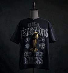 XL New York Knicks Nike 2026 NBA Champions Locker Room On Court Rhinestone