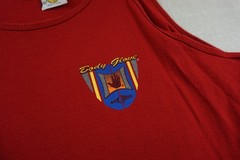 Vintage Body Glove Tank Top Size XL Red Extra Large Beach Sportswear Shirt