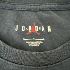 Nike Air Jordan Large Blue T-Shirt Jamming Frequency HJ2929-410 NWT