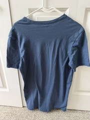 Tommy Hilfiger T Shirt Mens Size M Blue Casual Short Sleeve Adult Cotton