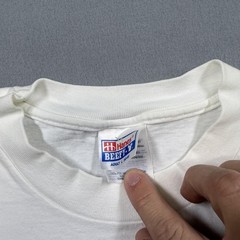 Vintage Hanes Beefy-T Shirt Mens Large White Diversity Arrowheads Graphic 1996