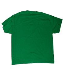 Branch Logo Green Graphic T Shirt XL Gildan Heavy Cotton Short Sleeve Tee