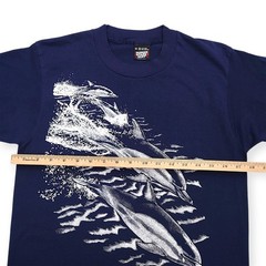 Vintage 90s Dolphin Animal Nature Wildlife T-shirt Size M Single Stitch USA Made