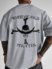 Men’s Whitebeard Pirate & Skull & Crossbones T-Shirt