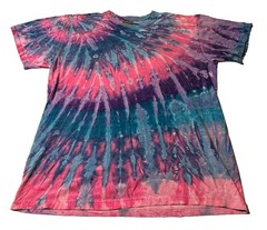 Vintage 90s Protect Our Oceans Shirt Mens XL Tie Dye Love Earth Hippie Backside