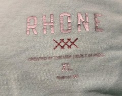 Rhone T Shirt Mens XL Green Element Tee Short Sleeve Pima Cotton Anti Odor