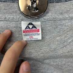 Alstyle Apparel CMW Represents T-Shirt Mens Heather Gray Cotton Short Sleeve 2XL