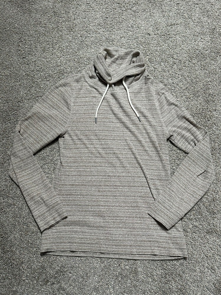 Express Men’s Cowl Neck Waffle Long Level Size Small