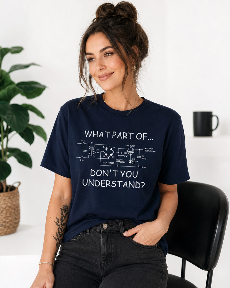What Part Of Don’t You Understand Math Graphic Funny Unisex T-Shirt