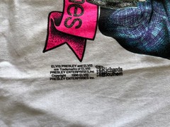 Vintage Elvis Presley Tribute Week 1990 Shirt Size Large Neon Screen Stars USA