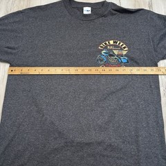 81st Annual 2022 Bike Week Daytona Beach Florida Adult LARGE Gray T-SHIRT Suna