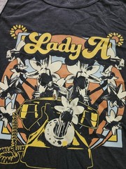 Lady A Tank Top Request Line Tour Merch Overstock Adult Medium Screen Print