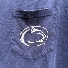 Champion Penn State Nittany Lions Game Happy Valley Football Blue Shirt Size M