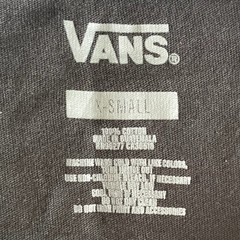 Vans Men’s Black Crewneck Smiley Face Off The Wall Skate Graphic T-Shirt Size XS