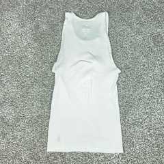 Polo Ralph Lauren Tank Top Mens Large White Ribbed Cotton Undershirt Logo Pony