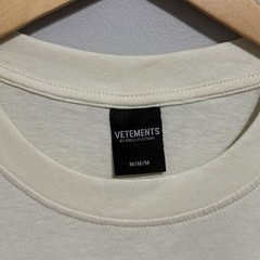 Vetements Men’s Beige T-Shirt Size M Limited Edition By Drill Clothing