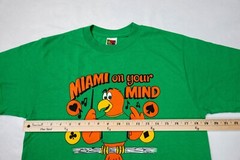 VTG Fruit of the Loom T-shirt Medium ABA Miami On Your Mind 2001 Summer National