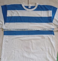 Vintage I Love Heart Heidelberg Shirt Long sleeve Blue White Striped