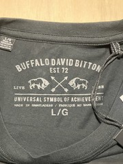 Buffalo David Bitton Men’s Graphic Logo T-Shirt, Black, Size L, (NEW)