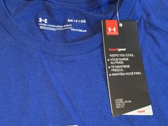 NEW UA Project Rock – Get To Work Blue Brahma Bull Under Armour T-Shirt Small