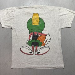 Vintage 1993 Marvin The Martian Basketball Looney Tunes Big Print T Shirt Size L