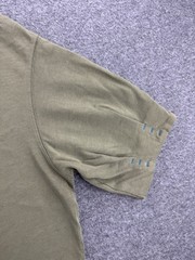 Nike Sportswear T Shirt Size Medium Olive Green Mesh Back Pleated VTG Inspired