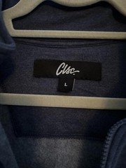 CLSC Life 1/4 Zip Pullover Mens Size Large Blue Sweatshirt New