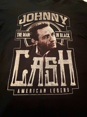 Johnny Cash The Man In Black American Legend T-Shirt Size XL