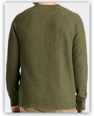 Men’s Long Sleeve TEXTURED PULLOVER Shirts Crewneck Goodfellow