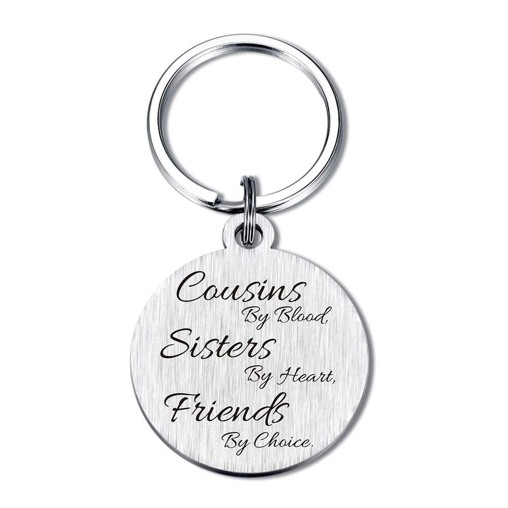 Cousin Gifts For Women Keychain Birthday Present Female Cousins By Blood