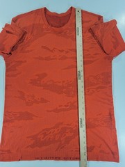 LULULEMON Metal Vent Breathe Tee Short Sleeve T-Shirt Men’s Large Cayenne Red Or