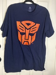 Transformers Autobots Mens T-Shirt Size XL Made with USA fabrics