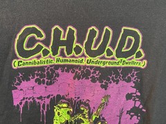Fright Rags C.H.U.D. 80’s Horror Black Vintage Original 2007 CHUD Medium T-Shirt