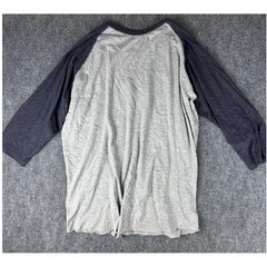 LAT Brooklyn Cyclones Baseball Graphic Raglan T-Shirt Mens 3XL Grey Navy Blue