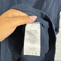 Carhartt Relaxed Fit Pocket Sleeveless T-Shirt Men’s 4XL Navy Blue Work Cotton